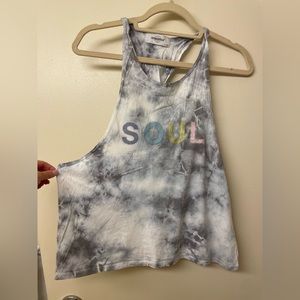 Soulcycle tie dye tank